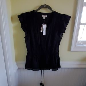 Super Cute Black J Crew Top!